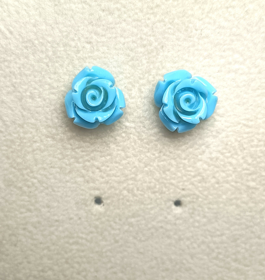 ORECCHINI A FORMA DI ROSA IN ARGENTO 925