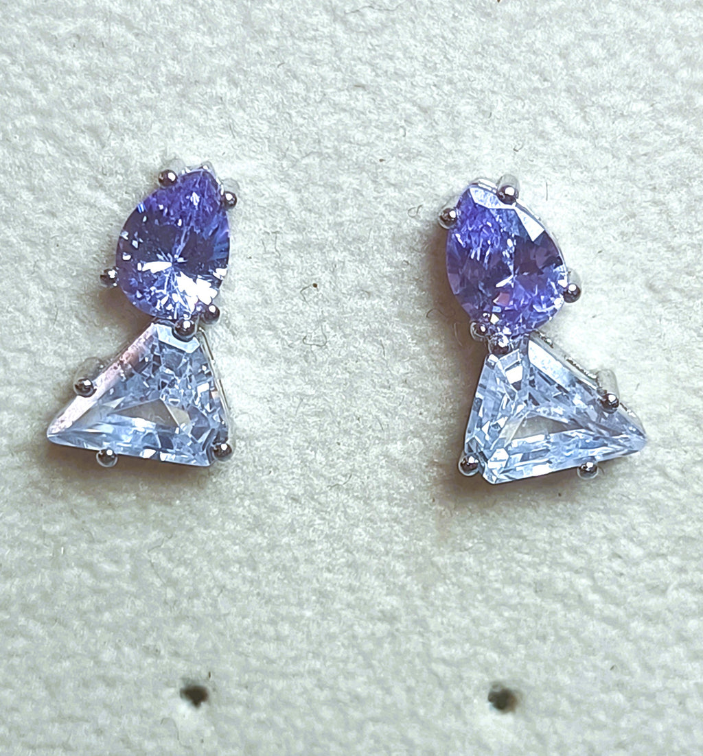 ORECCHINI IN ARGENTO 925 E PIETRE COLORATE PENDENTI