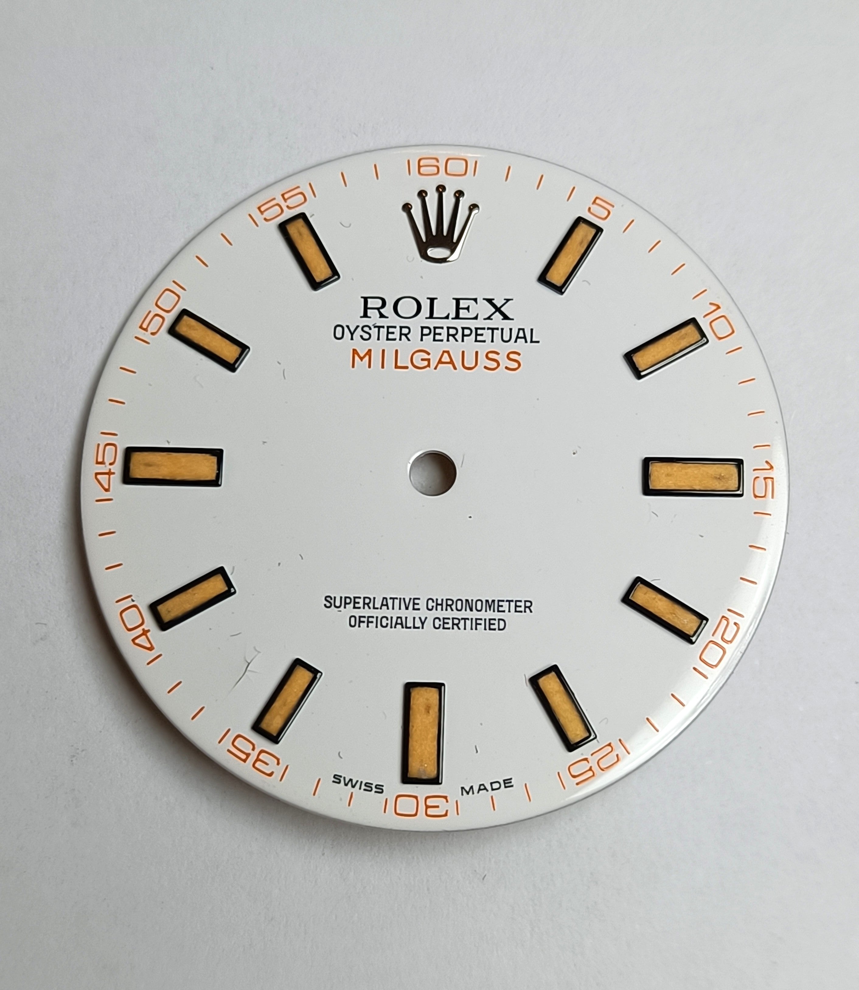 QUADRANTE ROLEX MILGAUSS ORIGINALE