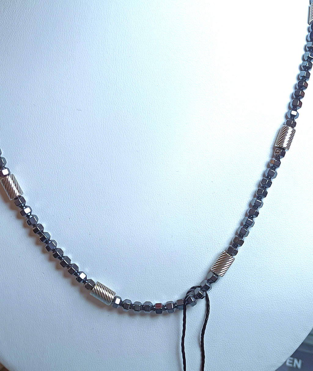 COLLANINA IN ACCIAO "ROSSO AMANTE"