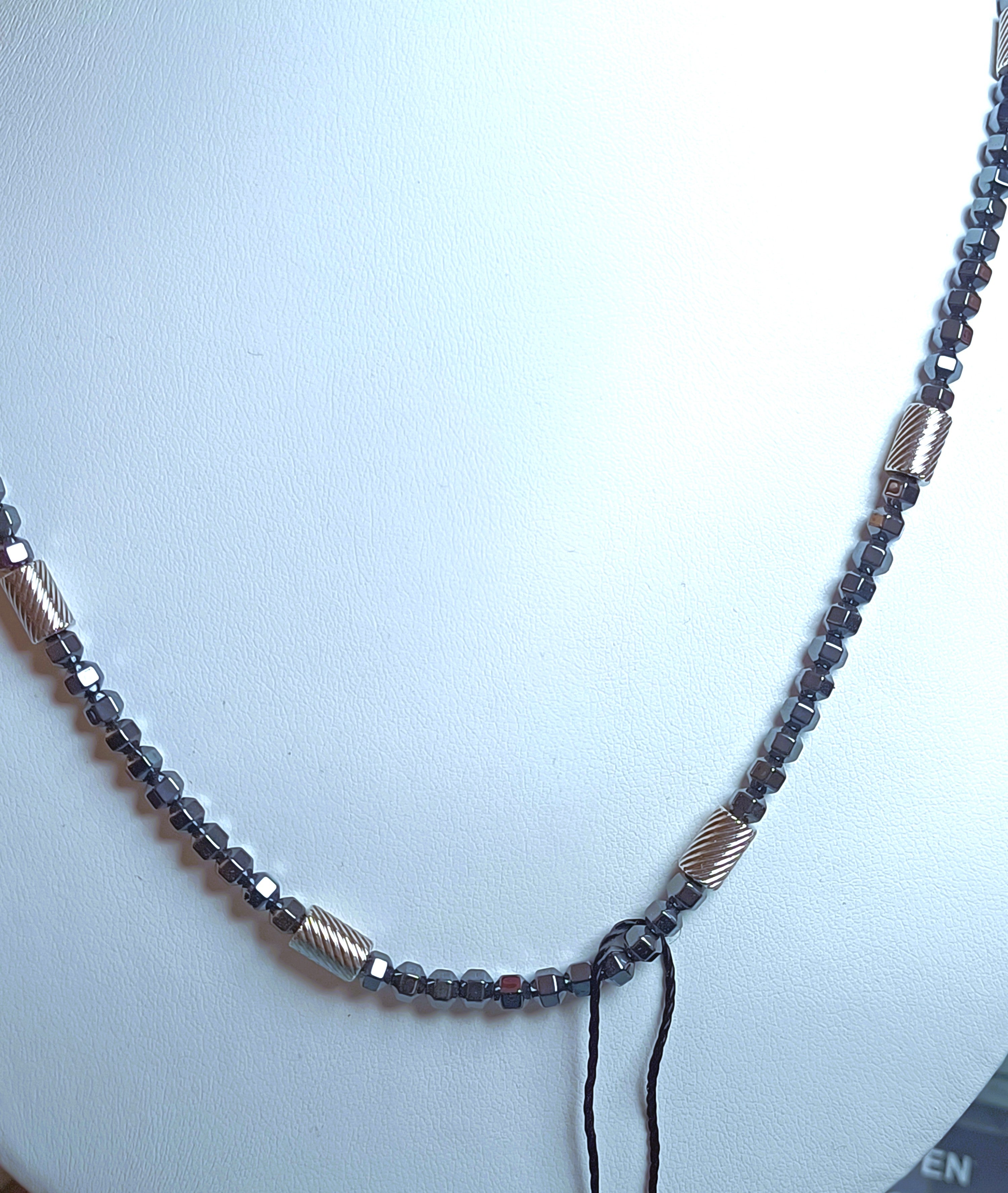 COLLANINA IN ACCIAO "ROSSO AMANTE"