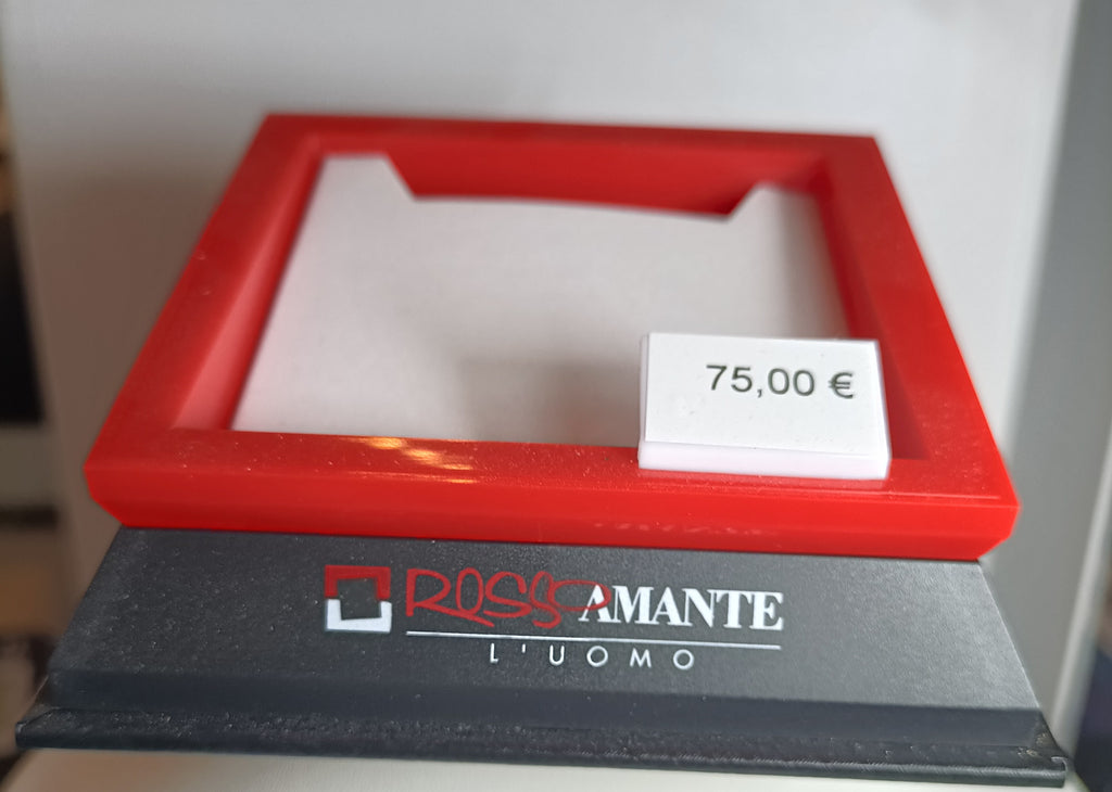 BRACCIALE "ROSSO AMANTE " ACCIAIO SPINELLI PELLE