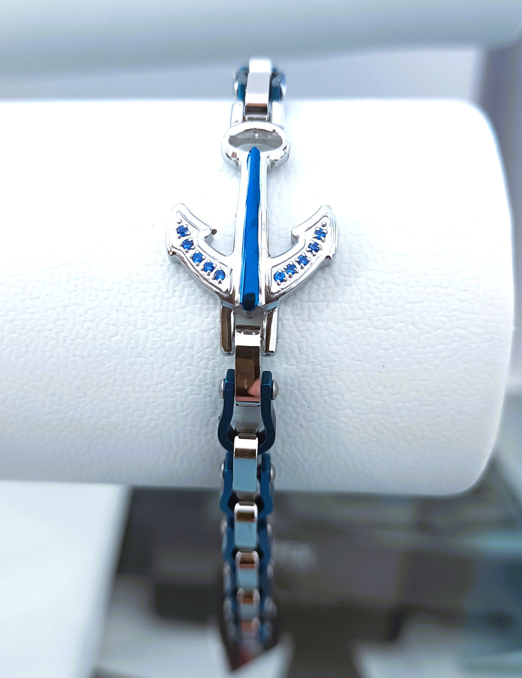 BRACCIALE IN ACCIAIO ANALLERGICO "ROSSO AMANTE"