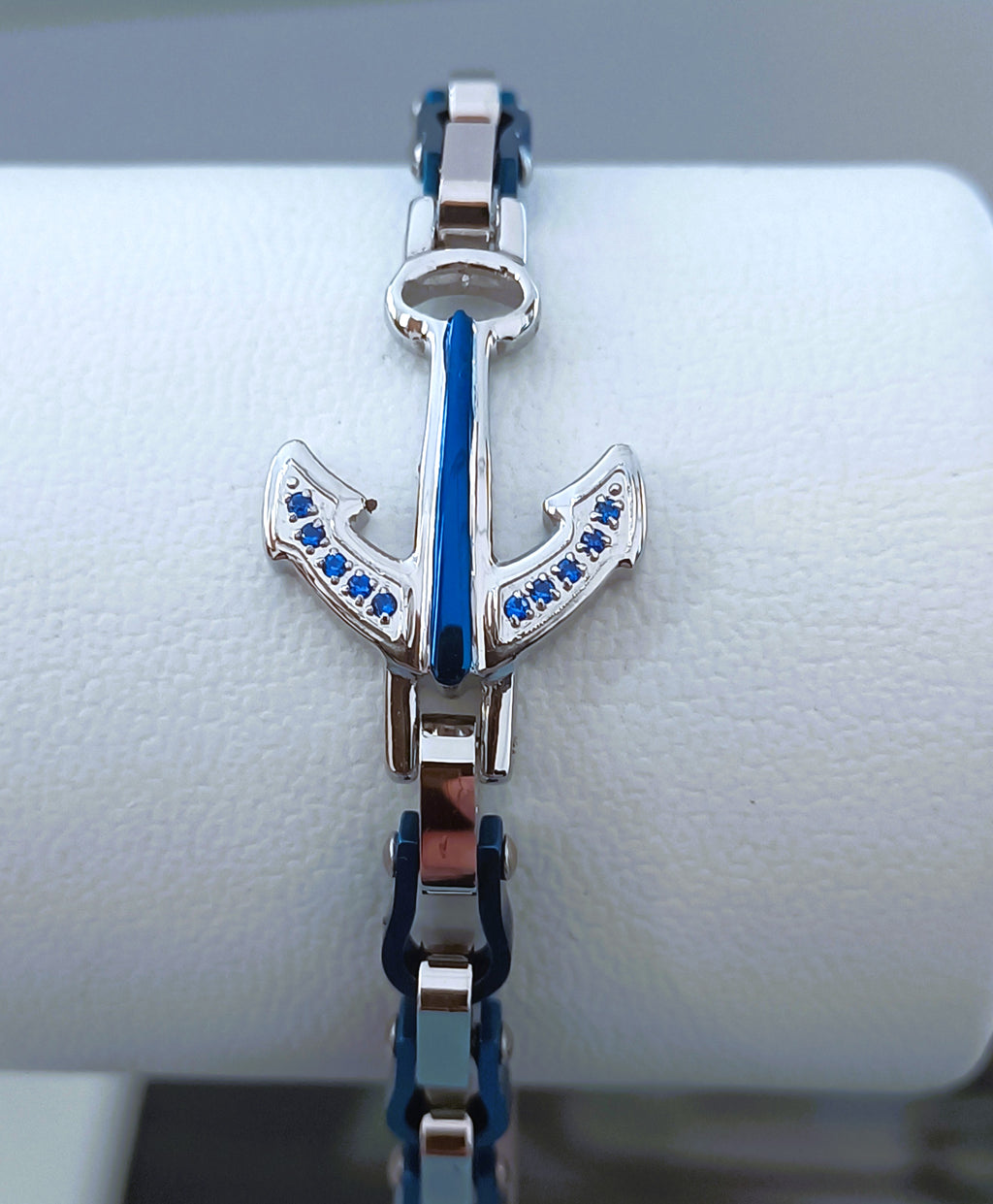 BRACCIALE IN ACCIAIO ANALLERGICO "ROSSO AMANTE"