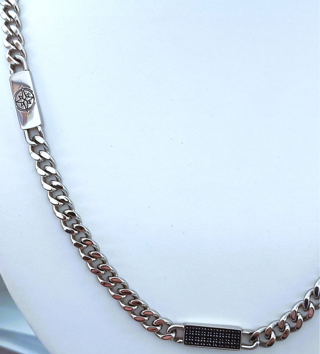 COLLANA IN ACCIAIO ANALLERGICO "ROSSO AMANTE"