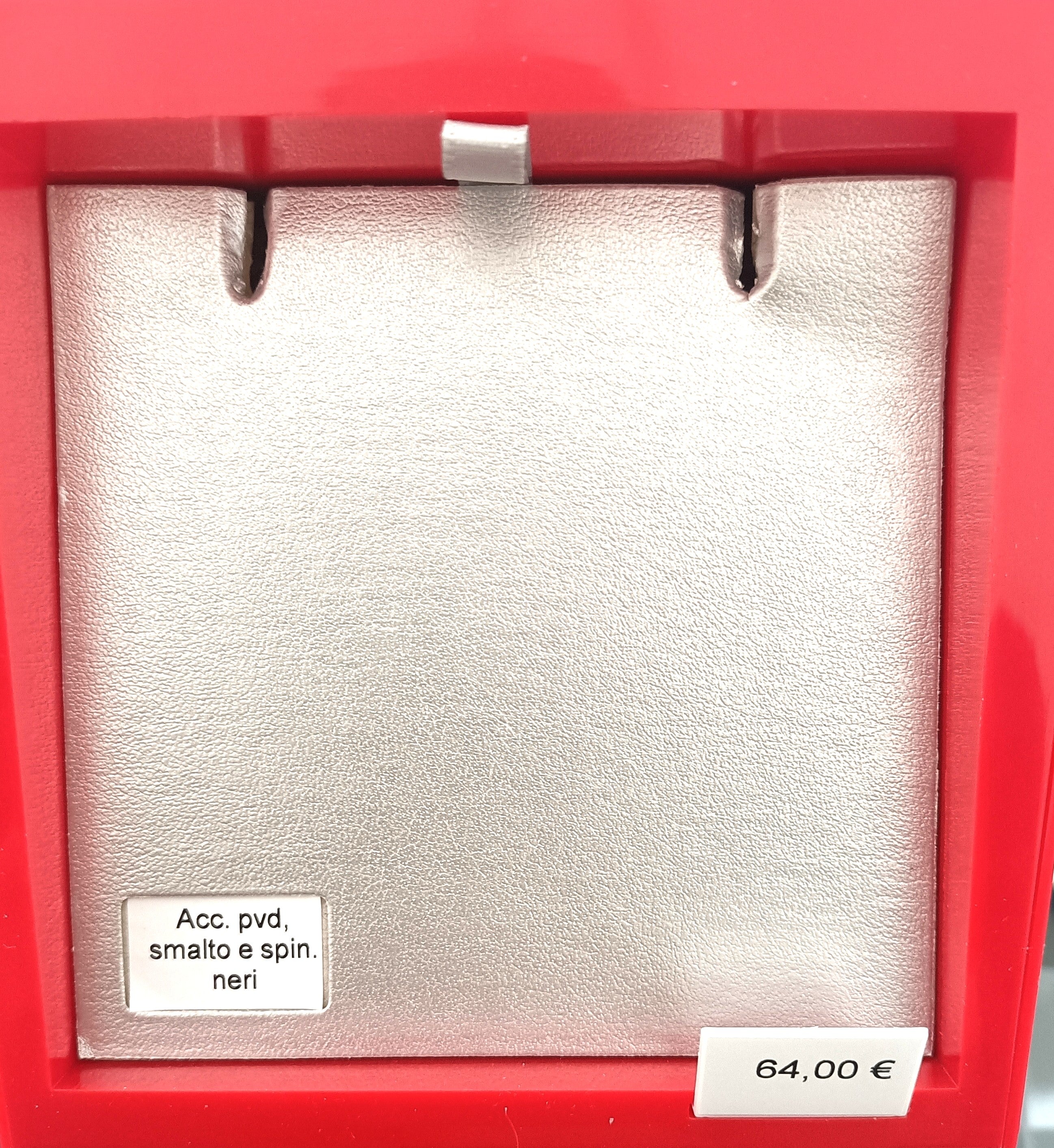 COLLANA IN ACCIAIO ANALLERGICO "ROSSO AMANTE"