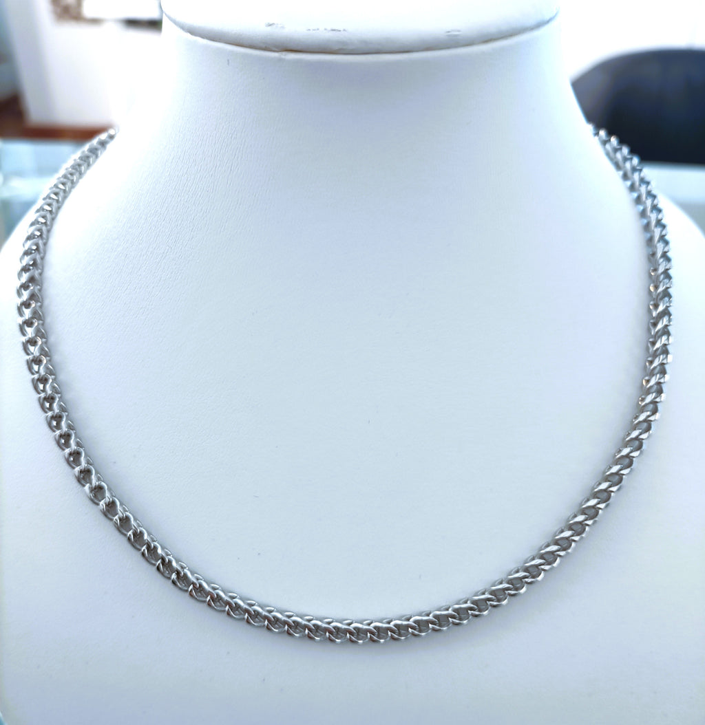 COLLANA GIROCOLLO UOMO ACCIAIO "ROSSO AMANTE