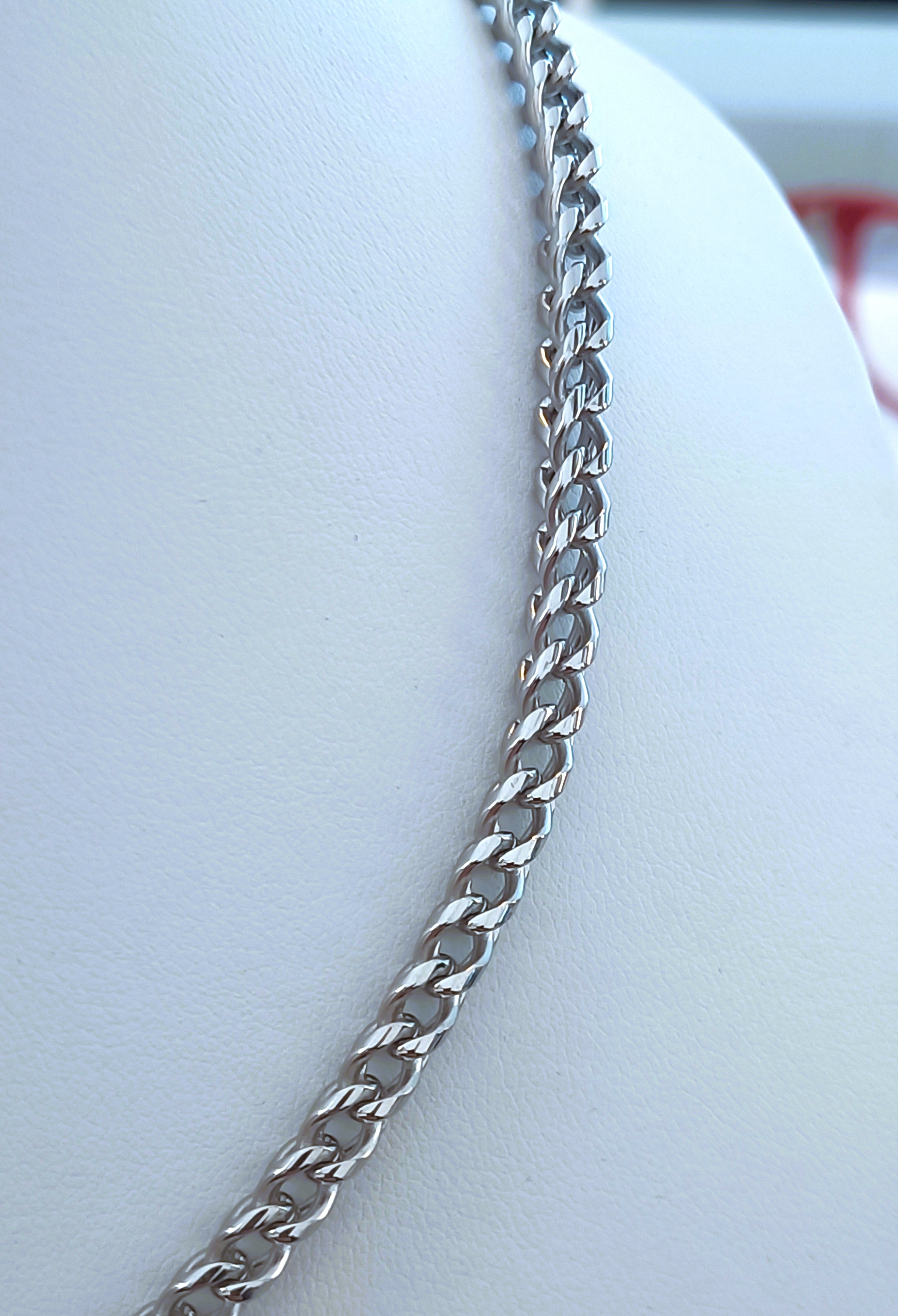 COLLANA GIROCOLLO UOMO ACCIAIO "ROSSO AMANTE