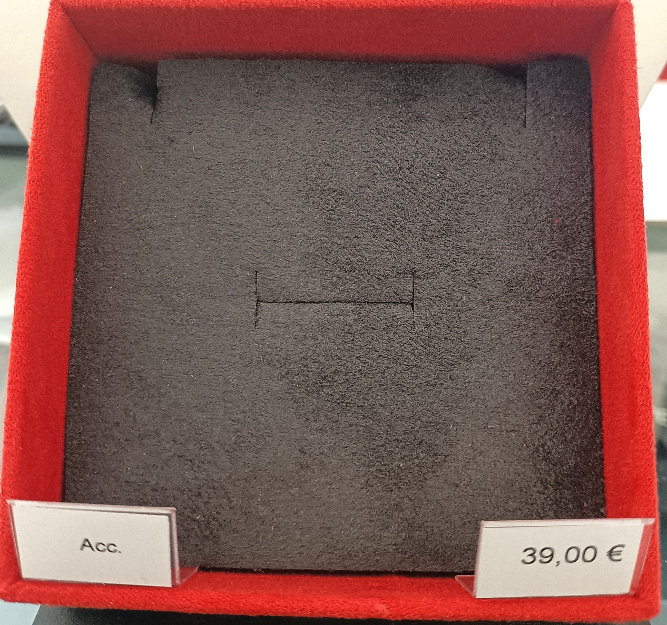 COLLANA GIROCOLLO UOMO ACCIAIO "ROSSO AMANTE