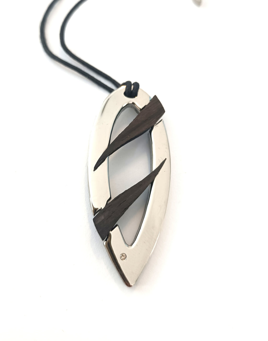 COLLINI IN ACCIAIO  ANALLERGICO CON DIAMANTINO NATURALE