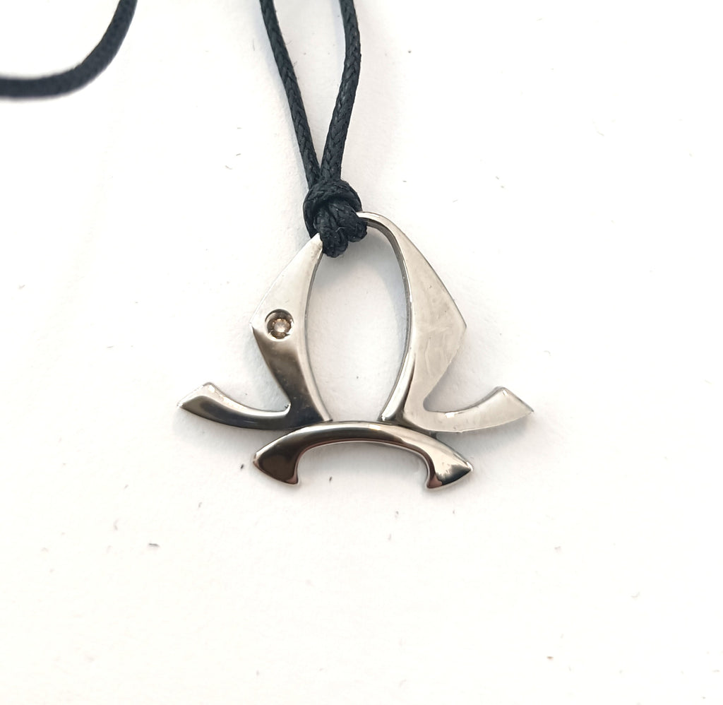 COLLINI IN ACCIAIO  ANALLERGICO CON DIAMANTINO NATURALE