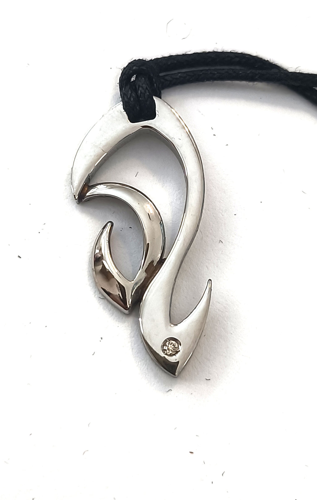 COLLINI IN ACCIAIO  ANALLERGICO CON DIAMANTINO NATURALE