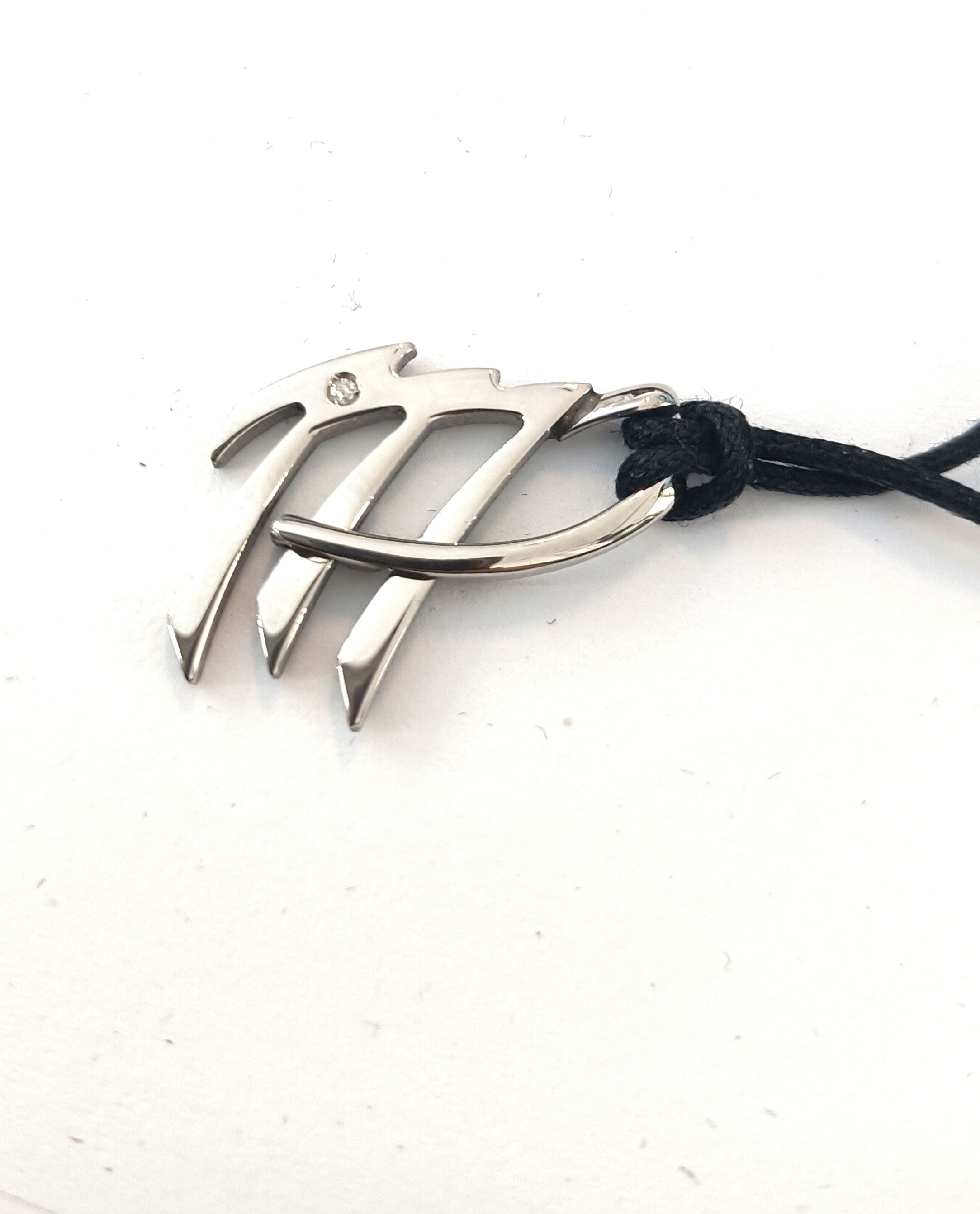 COLLINI IN ACCIAIO  ANALLERGICO CON DIAMANTINO NATURALE