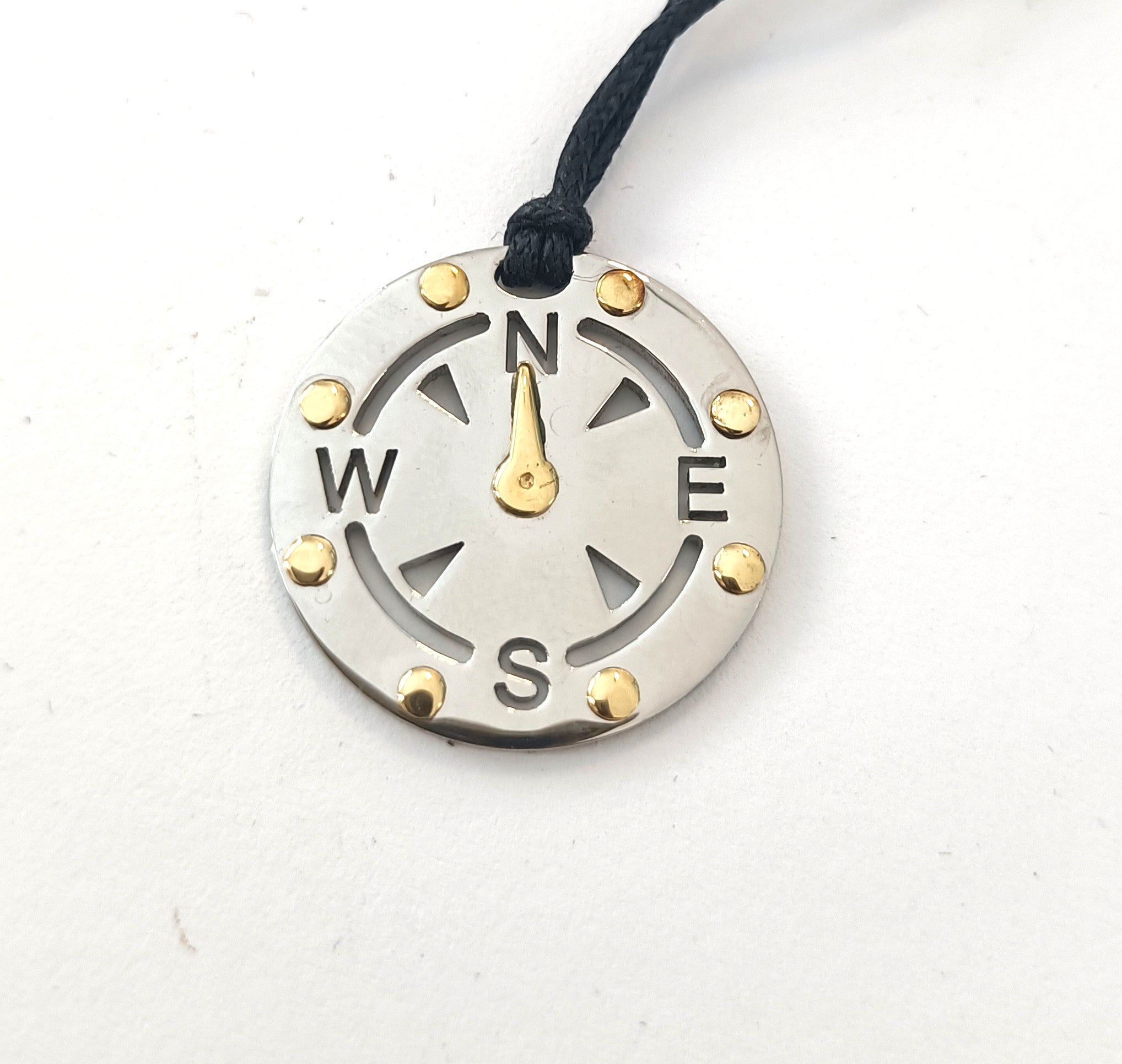 COLLINI IN ACCIAIO ANALLERGICO E ORO 18KT